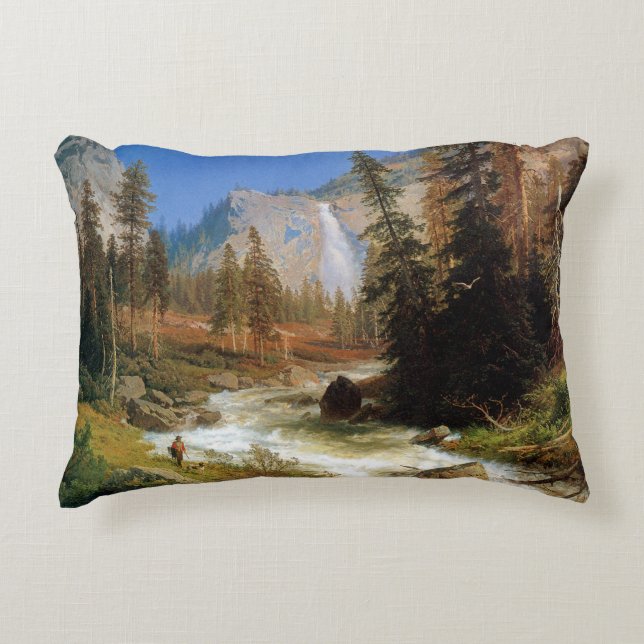 Nevada Falls, Yosemite Accent Pillow (Front)
