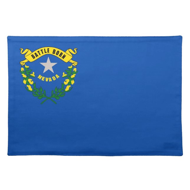 Nevada Flag American MoJo Placemat (Front)