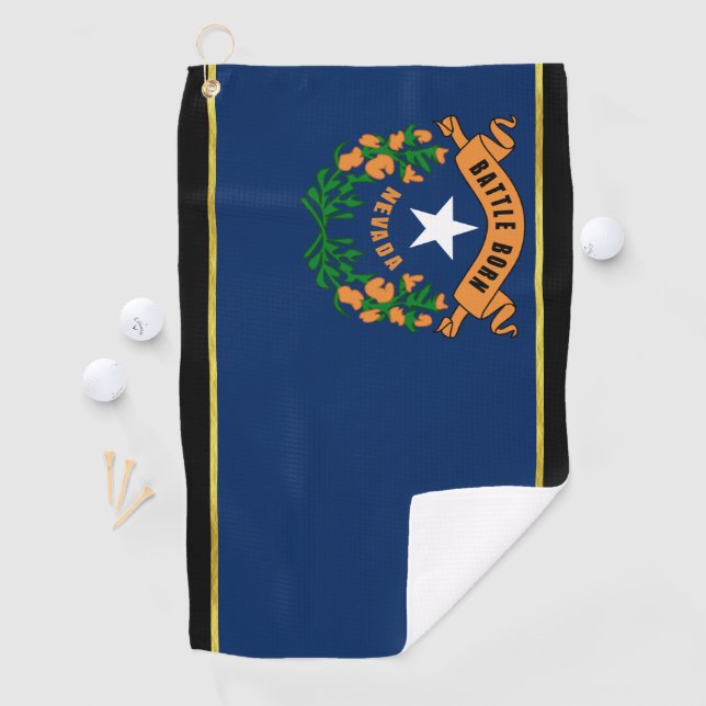 Nevada flag golf towel (InSitu)