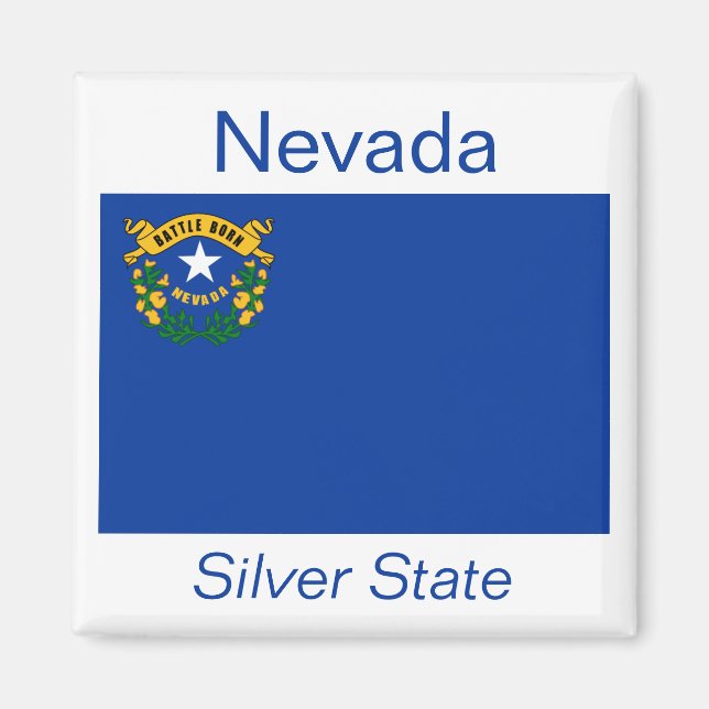 Nevada Flag Magnet (Front)