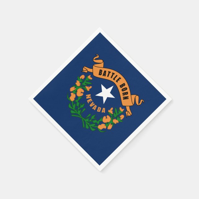 Nevada flag napkins (Corner)