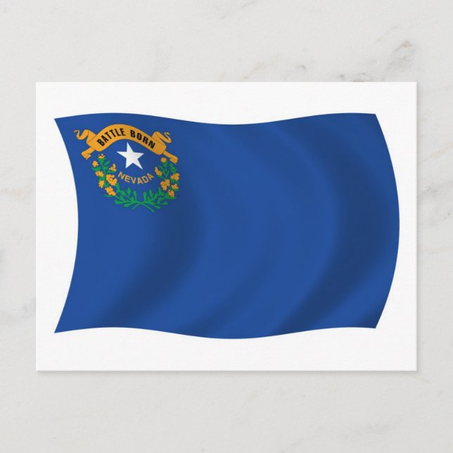 Nevada Flag Postcard (Front)
