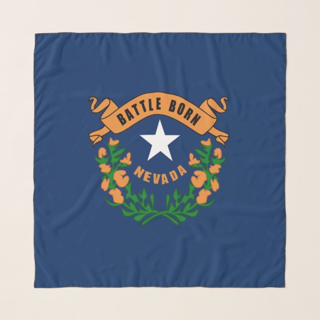 Nevada flag scarf (Front)