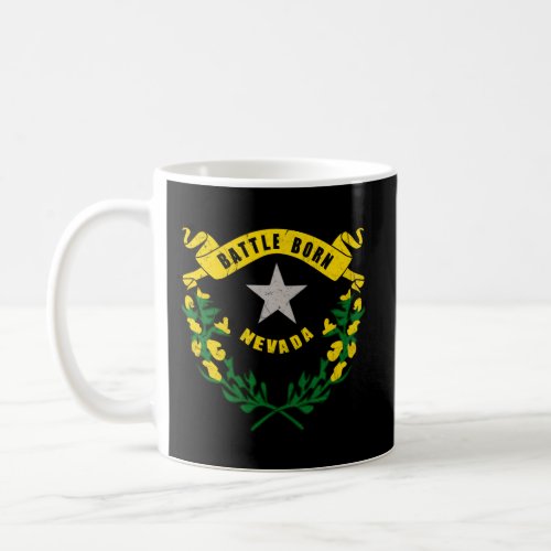 Nevada Flag State Style Coffee Mug