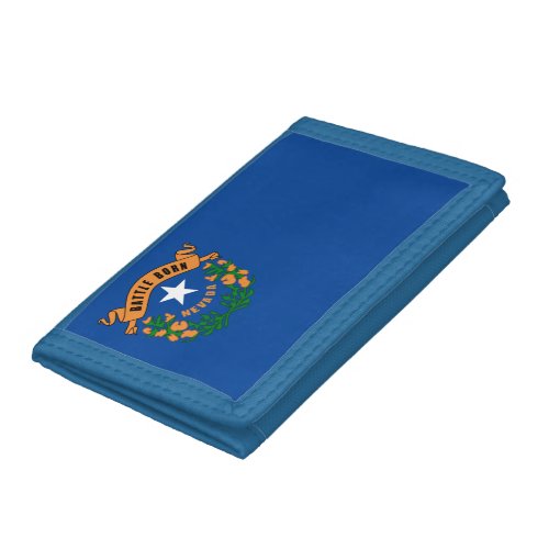 Nevada flag trifold wallet