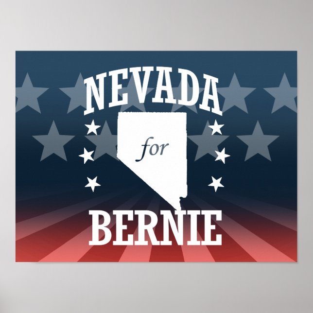 NEVADA FOR BERNIE SANDERS POSTER (Front)