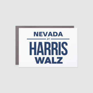 Nevada for Harris Walz Car Magnet
