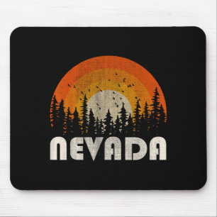 Nevada - funny nature vintage hiking 60s 70s 80s mouse pad