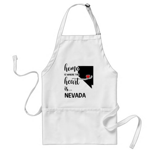 Nevada home is where the heart is adult apron