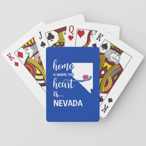 Nevada home is where the heart is playing cards