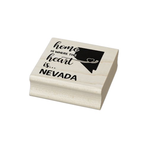 Nevada home is where the heart is rubber stamp