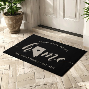 Nevada Home State Personalized Doormat