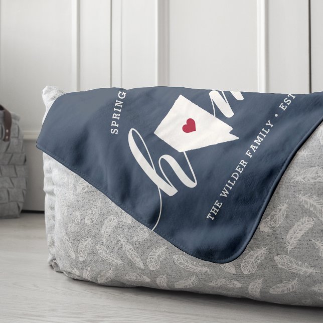 Nevada Home State Personalized Sherpa Blanket (Creator Uploaded)