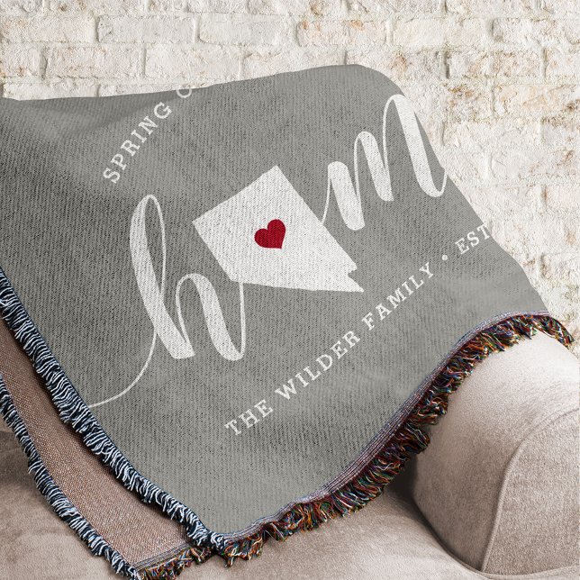 Nevada Home State Personalized Throw Blanket (Creator Uploaded)