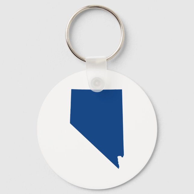 Nevada in Blue Keychain (Front)