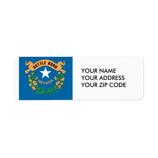 NEVADA LABEL (Front)