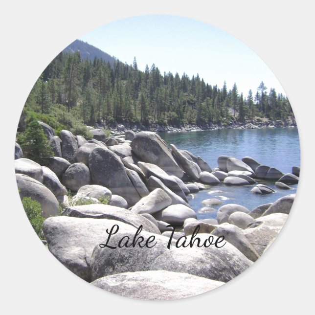 Nevada - Lake Taho, Classic Round Sticker (Front)