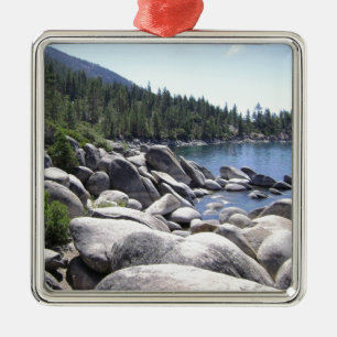 Nevada - Lake Tahoe Landscape Metal Ornament