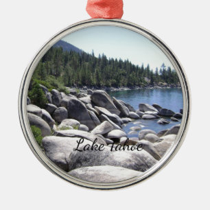 Nevada - Lake Tahoe Landscape Photo Metal Ornament