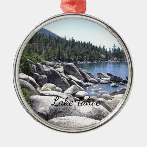 Nevada _ Lake Tahoe Landscape Photo Metal Ornament