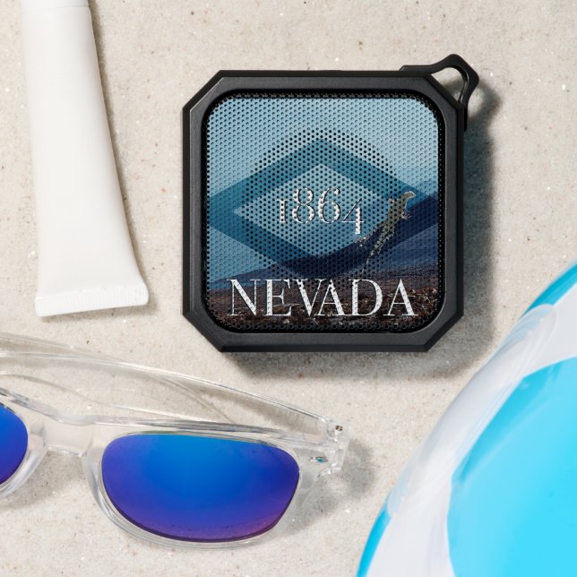 Nevada Landscape Poster Bluetooth Speaker (Insitu(Beach))