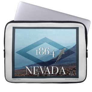 Nevada Landscape Poster Laptop Sleeve
