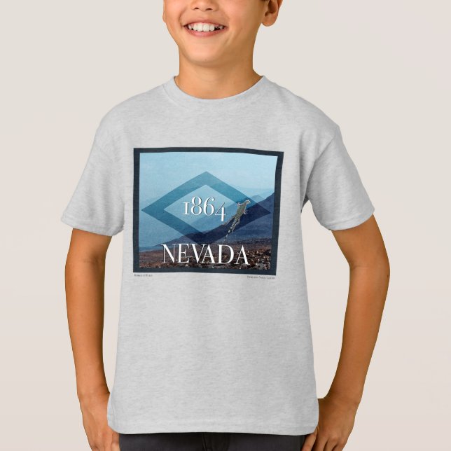 Nevada Landscape Poster T-Shirt (Front)