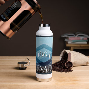 Nevada Landscape Poster Water Bottle