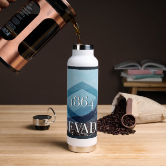 Nevada Landscape Poster Water Bottle