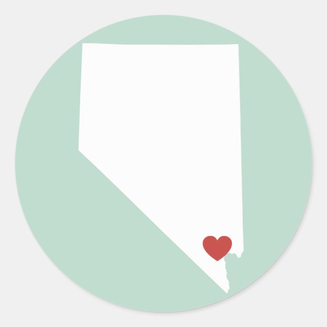 Nevada Love - Customizable Sticker (Front)