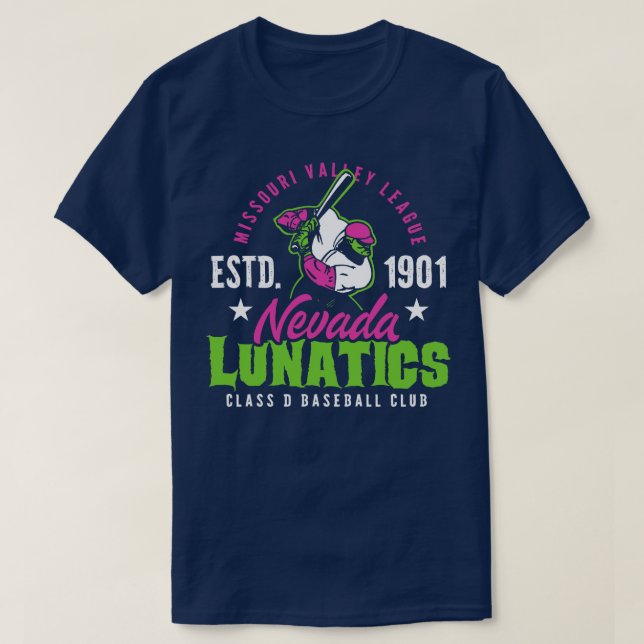 Nevada Lunatics T-Shirt (Design Front)
