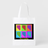 Mercedes Benz 300 Luxury Car Pop Art Grocery Bag