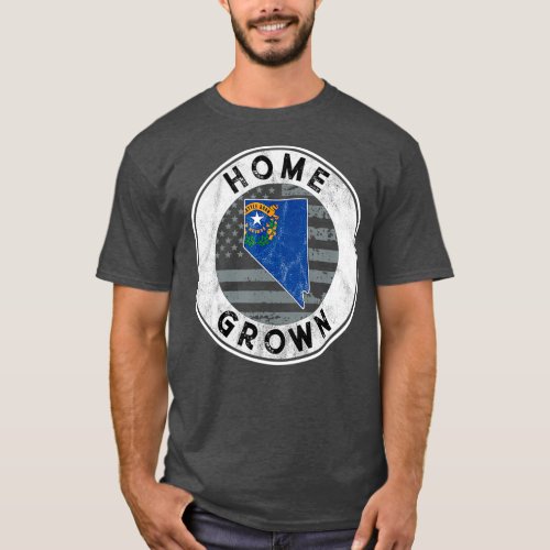 Nevada Native Home Grown Quote State American T_Shirt