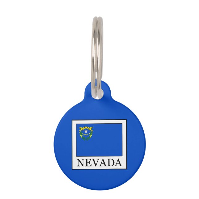 Nevada Pet Name Tag (Front)