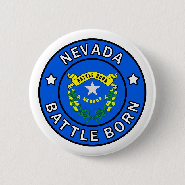 Nevada Pinback Button (Front)