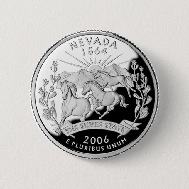 Nevada Pinback Button (Front)