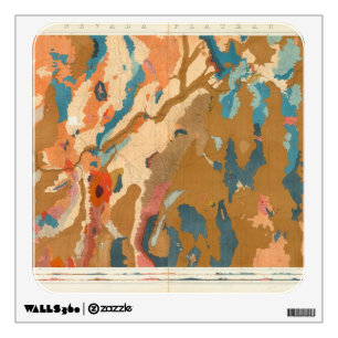 Nevada Plateau Geological Wall Decal