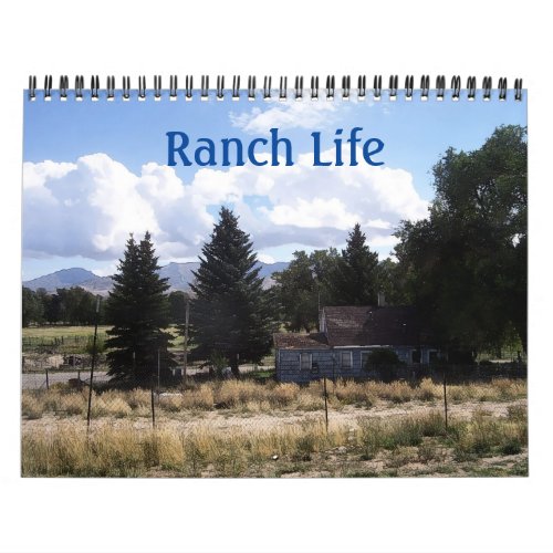 Nevada Ranch Life Calendar