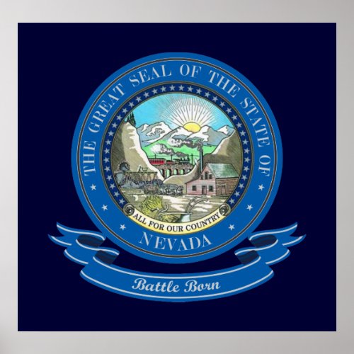 Nevada Seal Poster