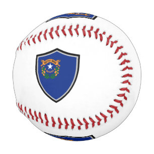 Nevada shield flag baseball