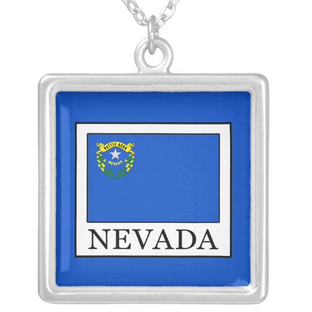Nevada Silver Plated Necklace (Front)