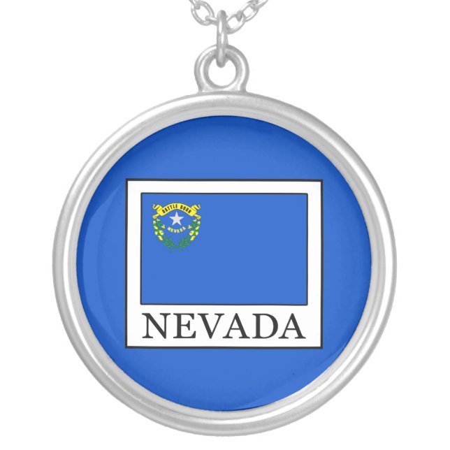 Nevada Silver Plated Necklace (Front)