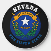 NEVADA SILVER STATE FLAG WIRELESS CHARGER (Front)