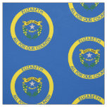 Nevada Silver State Personalized Flag Fabric