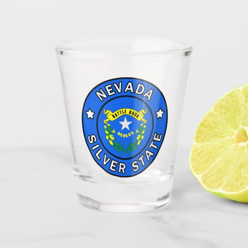 Nevada Silver State Shot Glass