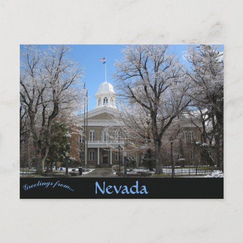 Nevada State Capitol Carson City Nevada Postcard