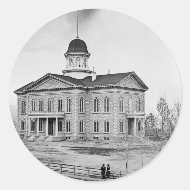 Nevada State Capitol Classic Round Sticker (Front)
