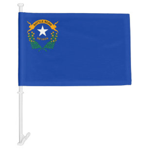 Nevada State Car Flag