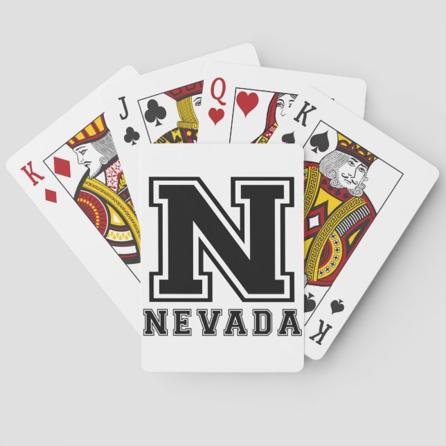 Nevada State Designs Poker Cards (Back)