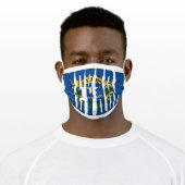 NEVADA State Flag Adult Cloth Face Mask (Worn)